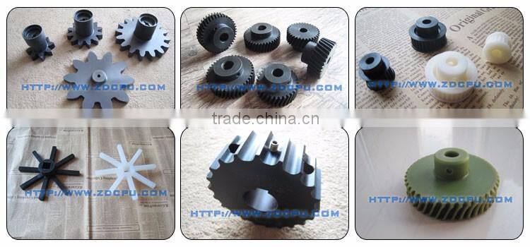 Various sizes delrin nylon spur ring gear