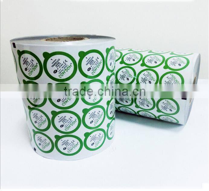 Pre-cut/die cut piece aluminium foil lid for yogurt plastic cup,Embossed pre-cut aluminum foil covers