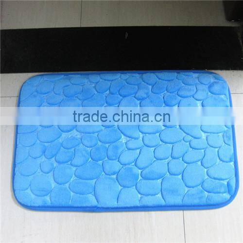 cobblestone coral bathroom rugs super watersorb anti-slipe door mat