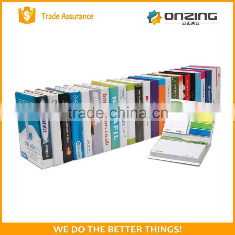 Onzing custom sticky notes sticky paper notepad with cover