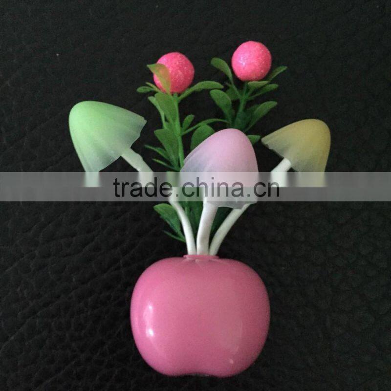 BBY-1506F1 LED mushroom colorful night light with sensor