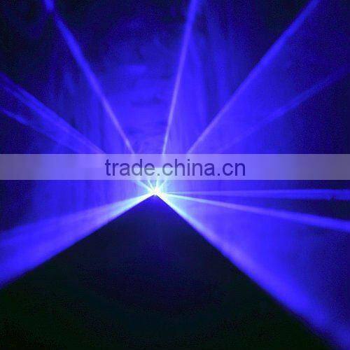 Blue laser light projector animation laser show