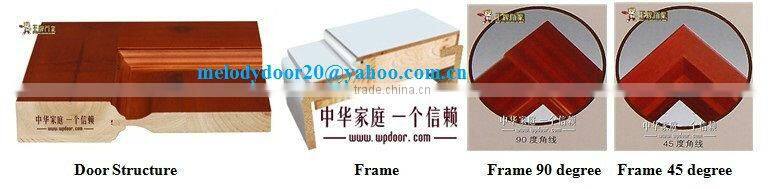interior wooden veneer painting doors for school