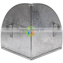 Galvanized metal Hanging Corner Poultry Feeder