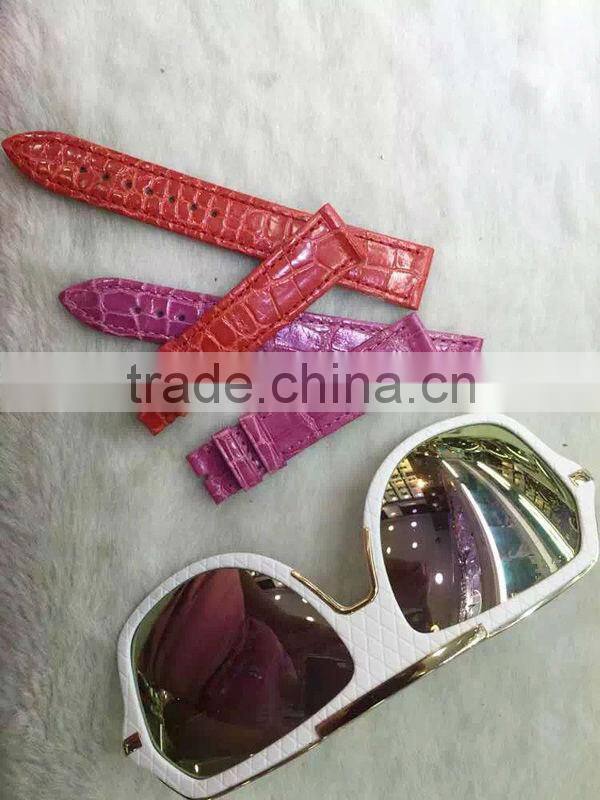 Wholesale 100% High Quality Alligator Leather Wrist Watch Straps
