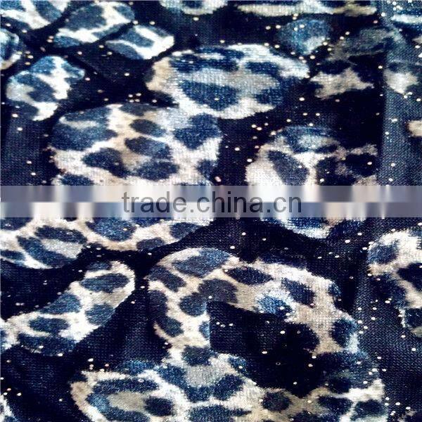 burn out velvet fabric for garments fabric
