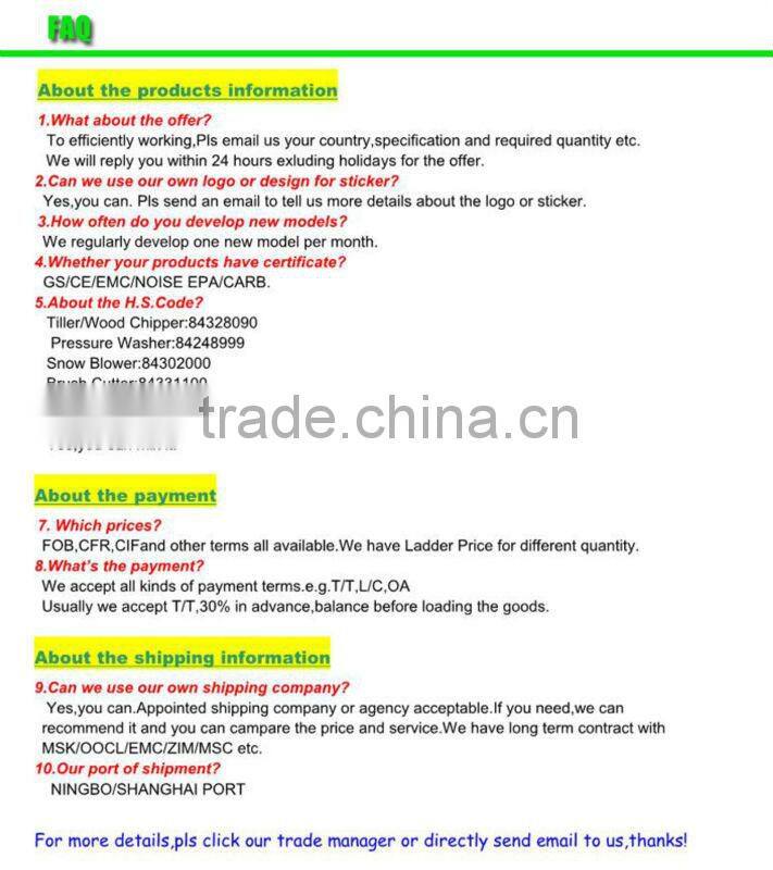 4HP Gasoline Agirc Tiller Seeder Cultivating Machine