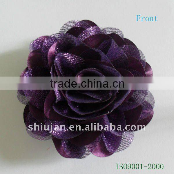 Satin/Organza Fabric Artificial Flower --- Wedding dress