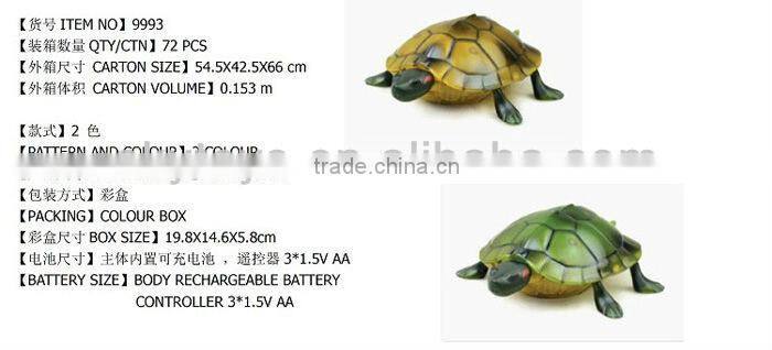 2014 New rc toys! 4CH RC Infrared mini tortoise toys,rc Animal toy