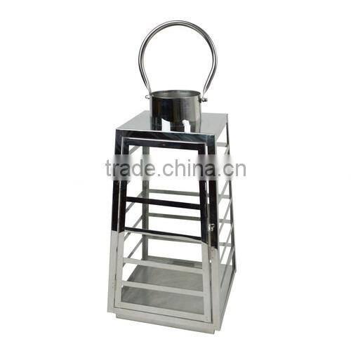 Gift&Home decoration candle holder stand Stainless steel lantern