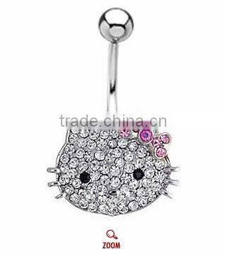 Charms pendants dangle navel rings stainless steel body jewelry