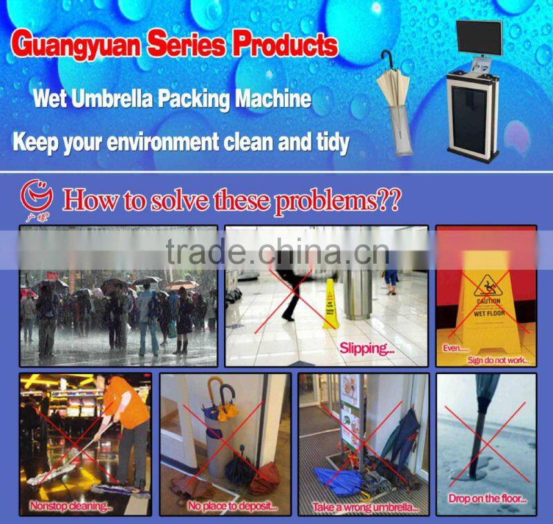 latest innovative technology products umbrella wrapper with led writing board and led Monitor display