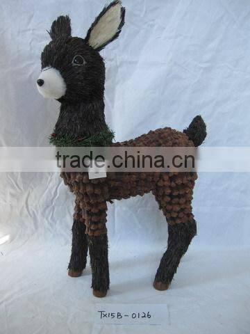 artificial DEER christmas ornament DECORATION