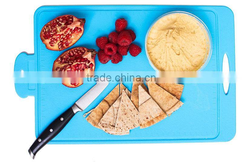 flexible non-slip food grade silicone cutting chopping board