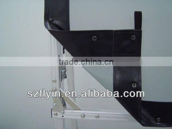 Perfect IMAX 200 inch fast folding screens any size factory customized for outdoor Rear&Front Projector Screen