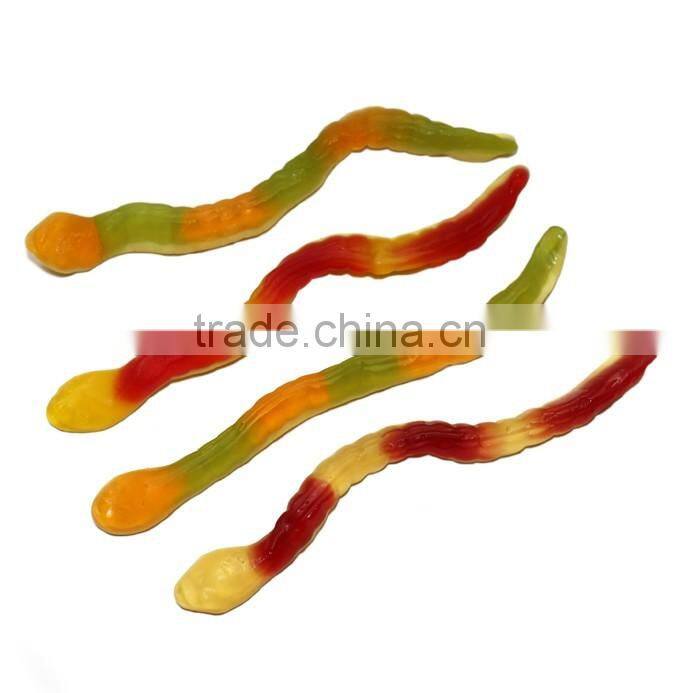 Health Food Custom Snake Shape Gummy Candy