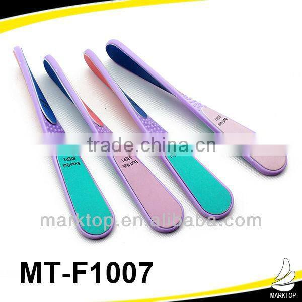Low price four side colorful pocket nail file