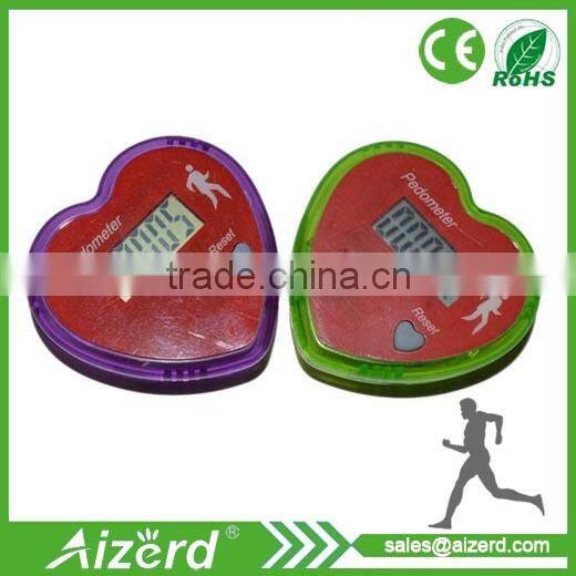 Beautiful shape pedometer for festival promation