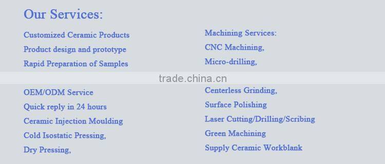 Machinable Glass/Macor Ceramic shaft/rods precision machining
