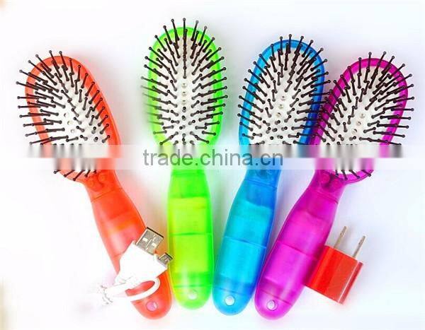 Waterproof Electric Hair Washing Brush Comb with Vibrating Head Massager Function