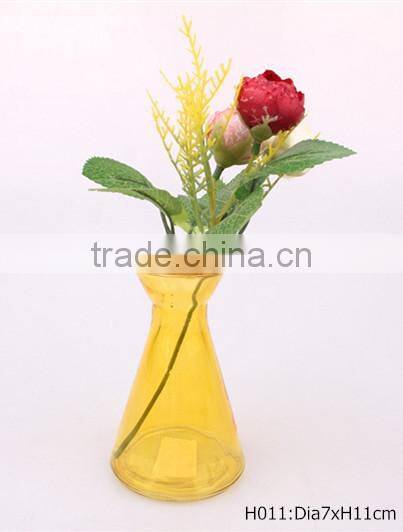 new mini glass vase with sprayed color