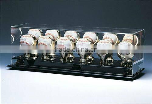 clear acrylic golfball tennis ball baseball display box ,acrylic balls display box