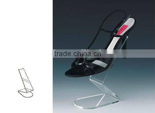 Acrylic clear Shoes Display Platform