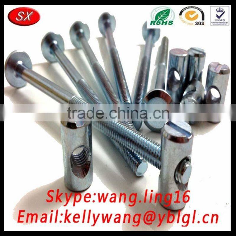 Brass Hammer M6 Barrel Nut Of Cots/Beds/Furniture