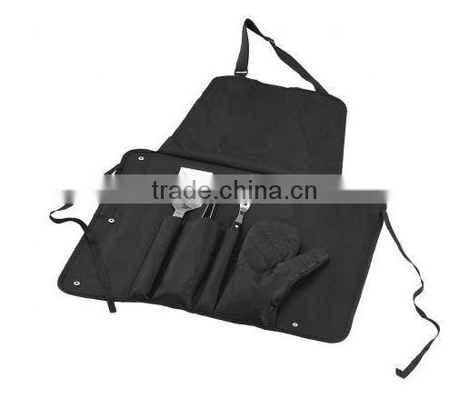 Promotional New Arrival Multi-functional Many Pockets BBQ Grill Kitchen Apron