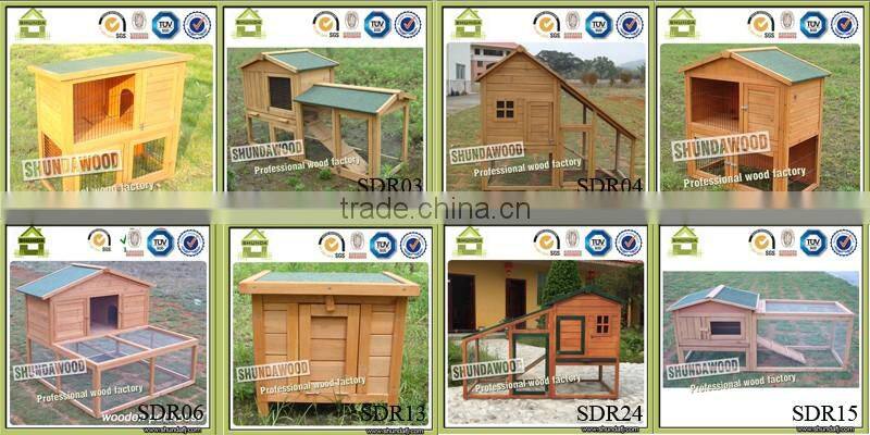 SDR009 Two Layer Cheap Rabbit cage Wooden Rabbit Hutch Rabbit House