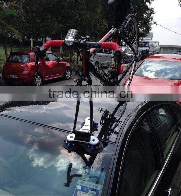 4.5" car camera suction mount with 1/4"-20 threaded insert