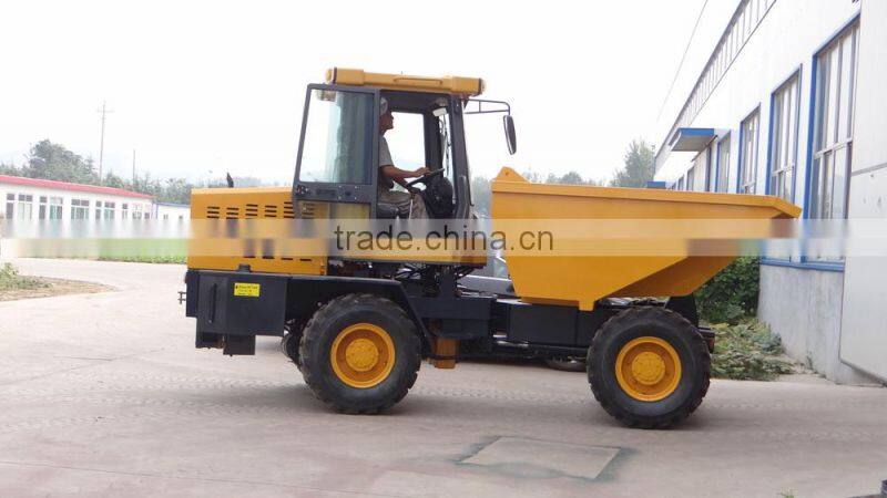mini dumper truck, MIni site dumper 5 ton FCY50 4X4 with cab