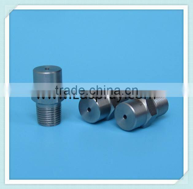 Stainless steel SS brass 0 degree flat fan liquid flow spray nozzles