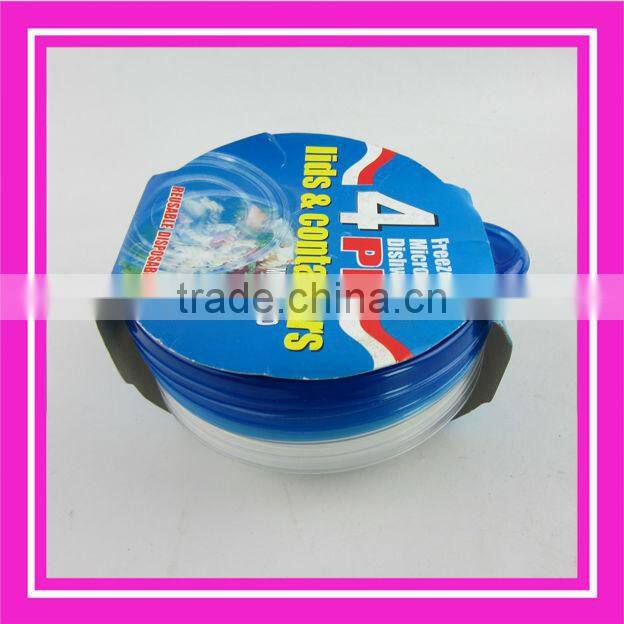round disposable food container / disposable lunch box
