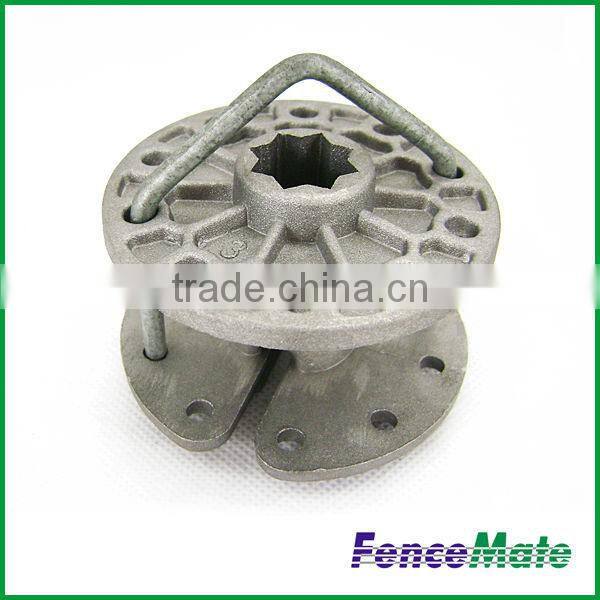 Vineyard Trellis galvanized steel Round styled wheel Aluminum or Plastic Wire Tensioner