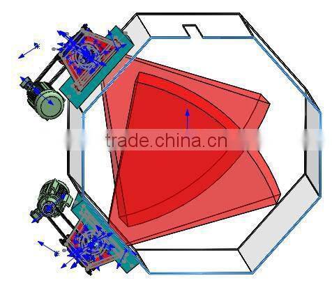 QR3710S all around shot blasting machine