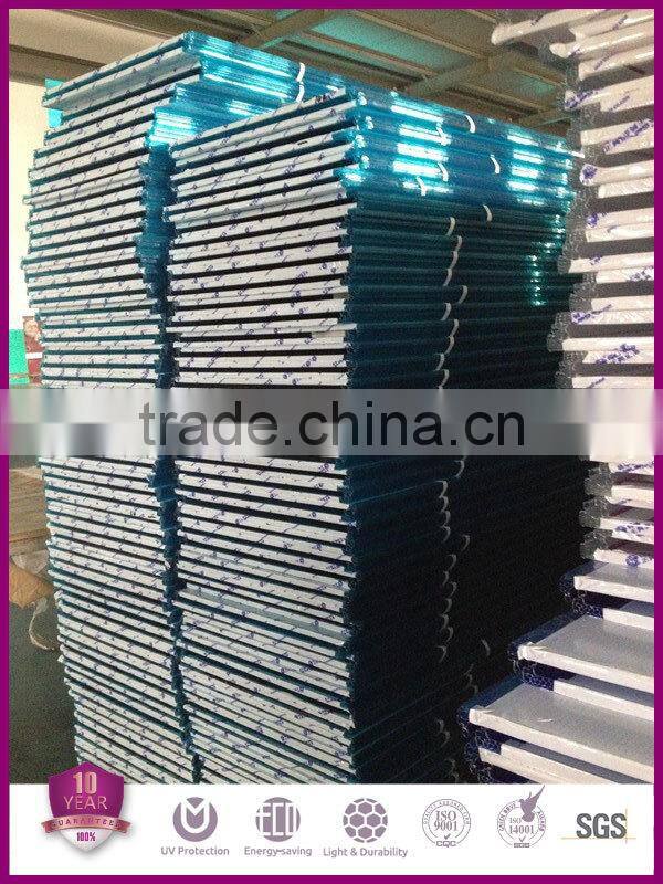 Hollow polycarbonate U-lock roofing sheets, construction roofing sheets