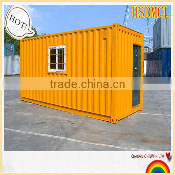 China prefabricated steel structure flat pack living container house
