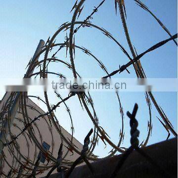 Razor Barbed Tape Concertina(BTC)/Concertina Razor Wire Barbed Tape