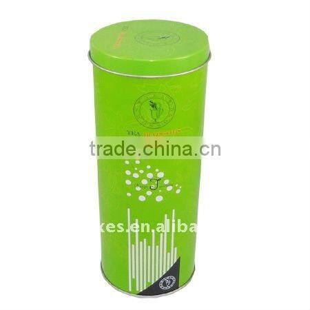 green tea tin box packaging