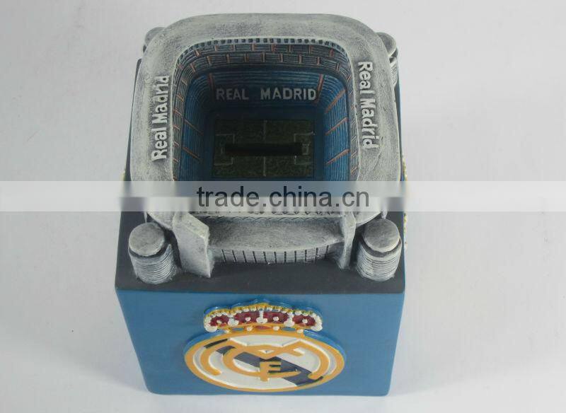 2014 custom Real Madrid resin piggy bank