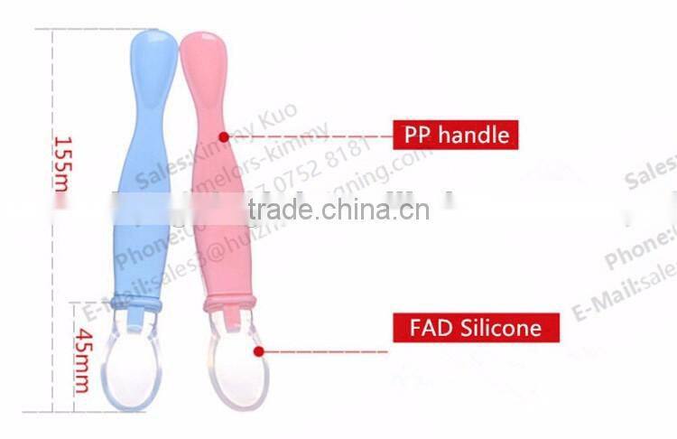 China Wholesale babies feeder FDA Plastic baby spoon Eco-friendly spoon