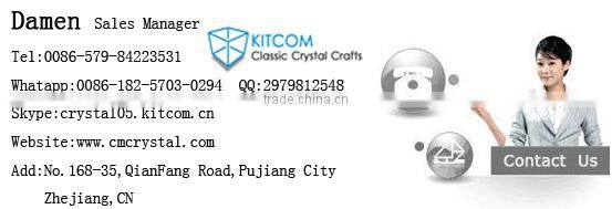 Clock crystal clock for paperweight