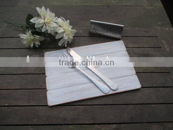 Wooden Placemat Rustic Painting Serving Board Wood Trivet