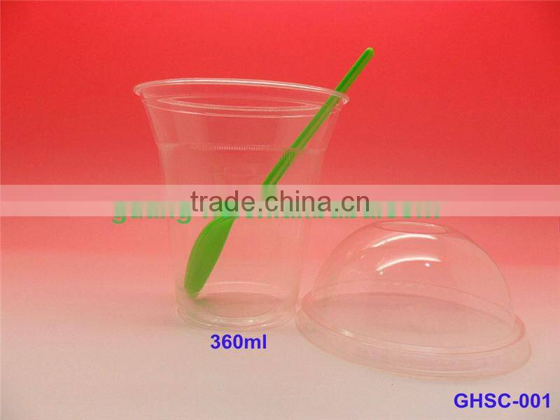 biodegradable PLA plastic ice cream cup/cold cup---100% biodegradable and compostable