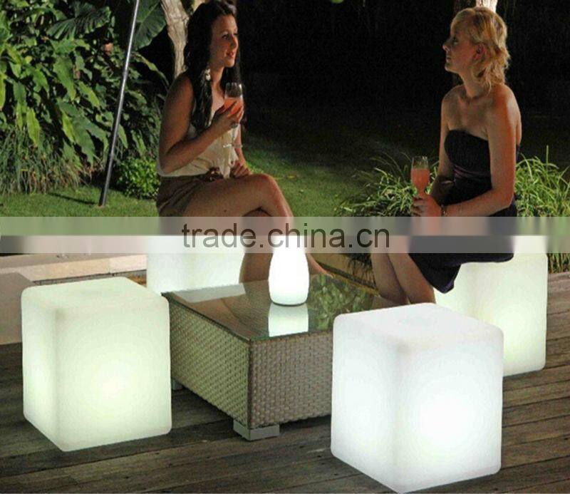 50CM LED Remote Cube/50CM LED Waterproof Tea Table/Hot Sell LED Rechargeable Cube/LED Outdoor Lawn Cube