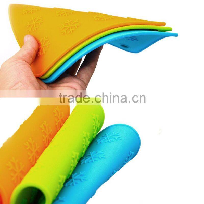 Small Smooth Angle Square Snowflake Silicone Placemat Cup Mat Place Mat