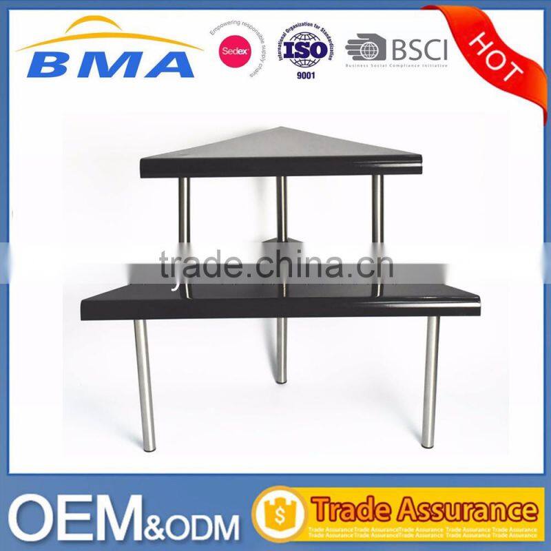 China Factory Kitchen and Home Stainless Steel Corner Storage Shelf