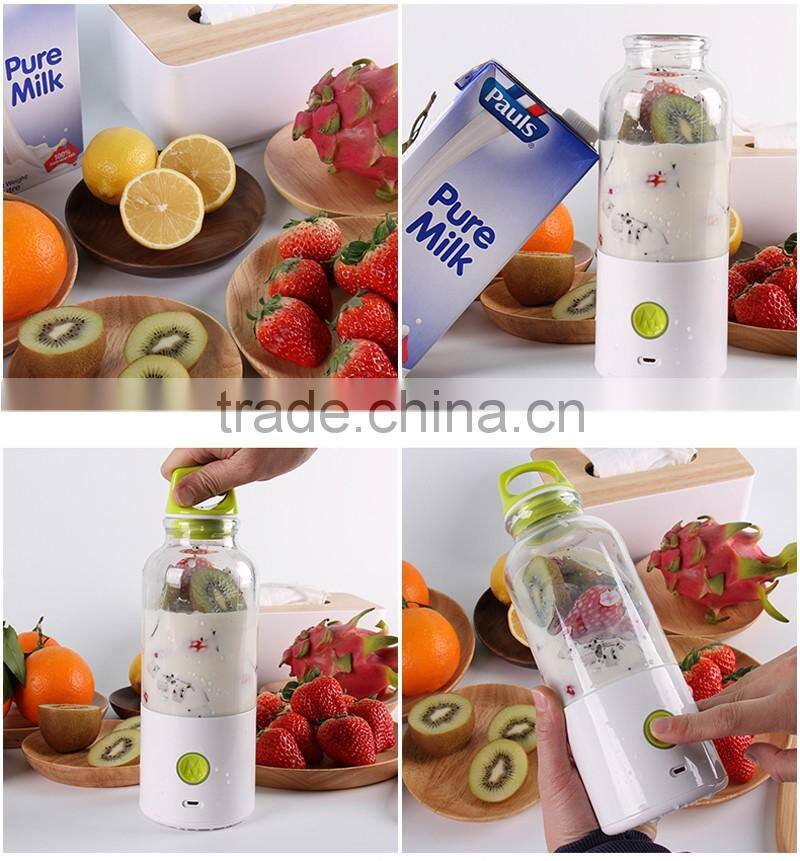Electric Portable Mini Detachable USB Rechargeable Juicer Cup Automatic Blender Shaker 700ML