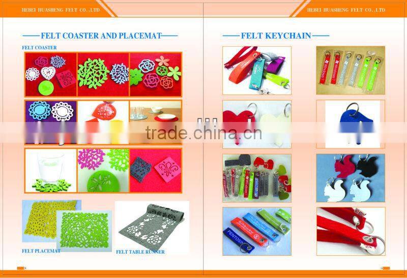 Polyester felt for lovely key chain